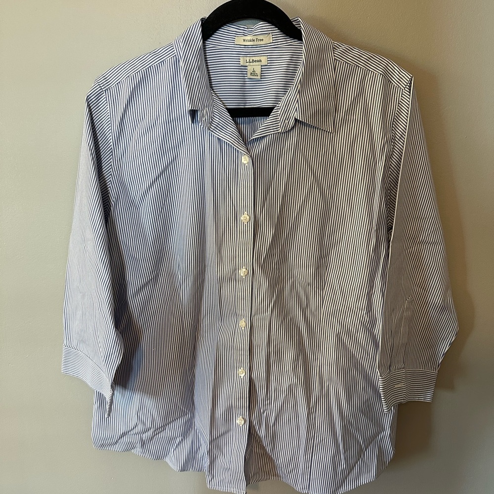 LL Bean button down top - Picture 2 of 4